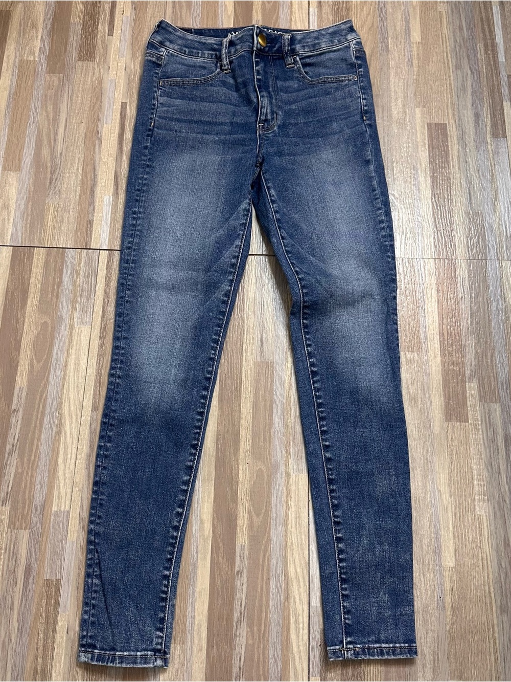 American Eagle Outfitters Dark Blue Skinny Jeans Women’s Size 4